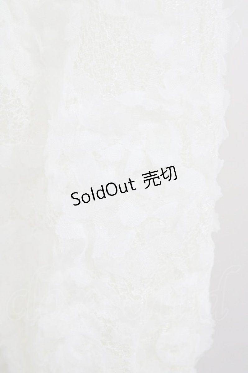 画像3: axes femme / 袖レースVネックニット M オフ H-26-03-11-045-AX-TO-NS-ZH (3)