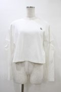 EATME / カットアウトスリーブTEE Free オフ H-26-03-11-046-LO-TS-NS-ZH