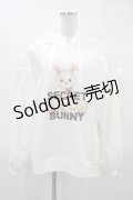 Secret Honey / うさぎプリントビッグシルエットパーカー Free オフ H-26-03-11-047-CA-TO-NS-ZH