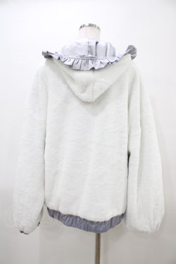 画像4: DearMyLove / リバーシブルリボンブルゾン LL~3L サックス H-26-03-11-048-EL-JA-NS-ZH