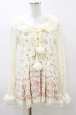 画像1: LIZ LISA / 花柄切替ニットチュニック Free オフ H-26-03-11-1052-LO-TO-NS-ZH