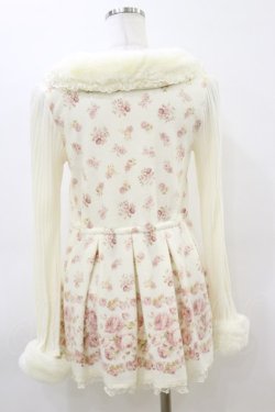 画像2: LIZ LISA / 花柄切替ニットチュニック Free オフ H-26-03-11-1052-LO-TO-NS-ZH