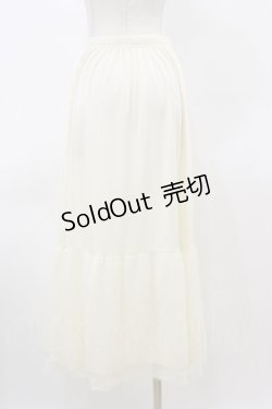 画像2: axes femme / 選べる着丈レースペチスカート M 生成り H-26-03-11-1058-AX-SK-NS-ZH