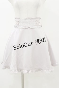 画像1: Honey Cinnamon / はしごレースフレアスカート Free ピンク H-26-03-11-1063-LO-SK-NS-ZH