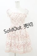 LIZ LISA / チェック花柄ワンピース Free ピンク H-26-03-11-1067-LO-OP-NS-ZH
