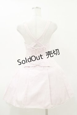 画像2: metamorphose / タックサロペットジャンパースカート Free ピンク H-26-03-11-1068-ME-OP-NS-ZH