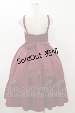 画像2: axes femme kawaii / 童話の小公女ジャンスカ M ワイン H-26-03-11-1070-AX-OP-NS-ZH