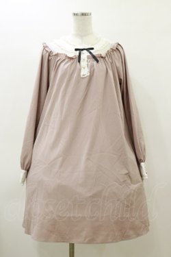 画像1: axes femme POETIQUE / チュールデザインフリルワンピース M ピンク H-26-03-11-1071-AX-OP-NS-ZH