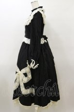 画像3: Hoshibako Works / リボンフローラコットンレースロングワンピース M ブラック H-26-03-11-1074-LO-OP-NS-ZH (3)