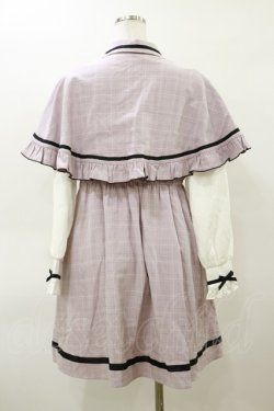 画像2: Dear My Love / フリルケープ探偵ワンピース L ピンク H-26-03-11-1075-EL-OP-NS-ZH