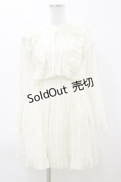 画像1: DearMyLove / レースセットアップ風ワンピース M アイボリー H-26-03-11-1080-EL-OP-NS-ZH