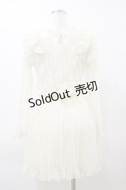 画像2: DearMyLove / レースセットアップ風ワンピース M アイボリー H-26-03-11-1080-EL-OP-NS-ZH
