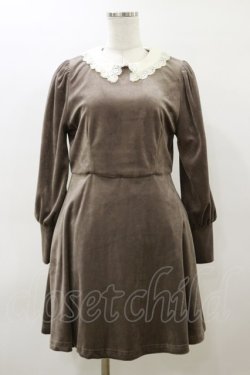 画像1: Fi.n.t / クレリックベロアミニワンピース Free GREGE H-26-03-11-1081-CA-OP-NS-ZH