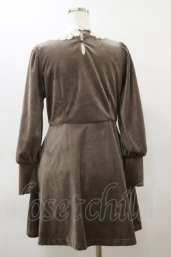 画像2: Fi.n.t / クレリックベロアミニワンピース Free GREGE H-26-03-11-1081-CA-OP-NS-ZH