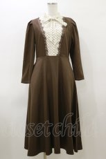 画像1: an another angelus / ドットヨークボウタイワンピース Free BROWN H-26-03-11-1082-CA-OP-NS-ZH (1)