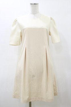 画像1: Fi.n.t / ヨーク切替ワンピース  ベージュ H-26-03-11-1083-CA-OP-ET-ZH