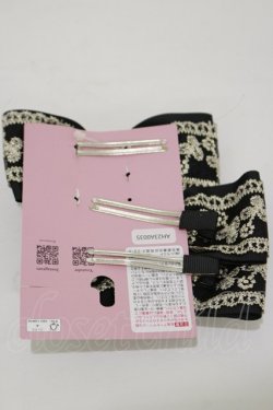 画像2: m petit by misako / AM3PPLクリップ  ブラック H-26-03-11-1015-LO-AC-NS-ZH