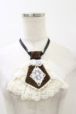 画像1: Hoshibako Works / カフェホシバコ ネクタイ  ブラウン H-26-03-11-1019-LO-ZA-NS-ZH