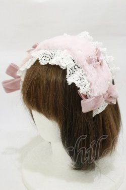 画像1: BABY,THE STARS SHINE BRIGHT / Ruban de Noel Neigeドレスカチューシャ  ピンク H-26-03-11-1022-BA-AC-NS-ZH