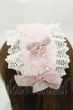 画像2: BABY,THE STARS SHINE BRIGHT / Ruban de Noel Neigeドレスカチューシャ  ピンク H-26-03-11-1022-BA-AC-NS-ZH