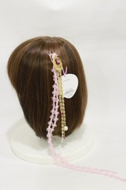 画像1: BABY,THE STARS SHINE BRIGHT / SA・KU・RA Palais Royalパピヨンかんざし  ピンク H-26-03-11-1023-BA-AC-NS-ZH