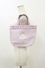 画像1: m petit by misako / NINA’Sコラボ プリントトートバッグ  ピンク H-26-03-11-1004-LO-BG-NS-ZH (1)