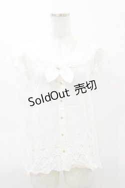 画像1: LIZ LISA / セーラーブラウス Free 白 H-26-03-11-1028-LO-BL-NS-ZH