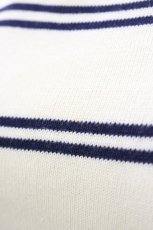 画像3: Fi.n.t / フレンチボーダー5分袖ニットプルオーバー Free OFF×NAVY H-26-03-11-1040-CA-TO-NS-ZH (3)