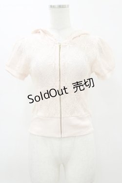 画像1: LIZ LISA / レースパーカー Free ピンク H-26-03-11-1046-LO-TO-NS-ZH