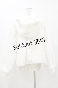 画像2: Amavel / ふわふわねこみみファーアウター Free 白 H-26-03-11-1048-CA-JA-NS-ZH