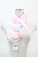 画像1: Angelic Pretty / ふわふわBunnyマフラー  ピンク H-26-03-11-007-AP-ZA-NS-ZH (1)
