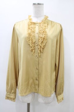 画像1: Fi.n.t / タイ付きレースフリルブラウス Free MUSTARD H-26-03-11-056-CA-BL-NS-ZH