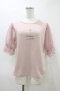 m petit by misako / MSシアーソデプルオーバー L ピンク H-26-03-11-057-LO-TO-NS-ZH