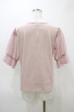 画像2: m petit by misako / MSシアーソデプルオーバー L ピンク H-26-03-11-057-LO-TO-NS-ZH (2)