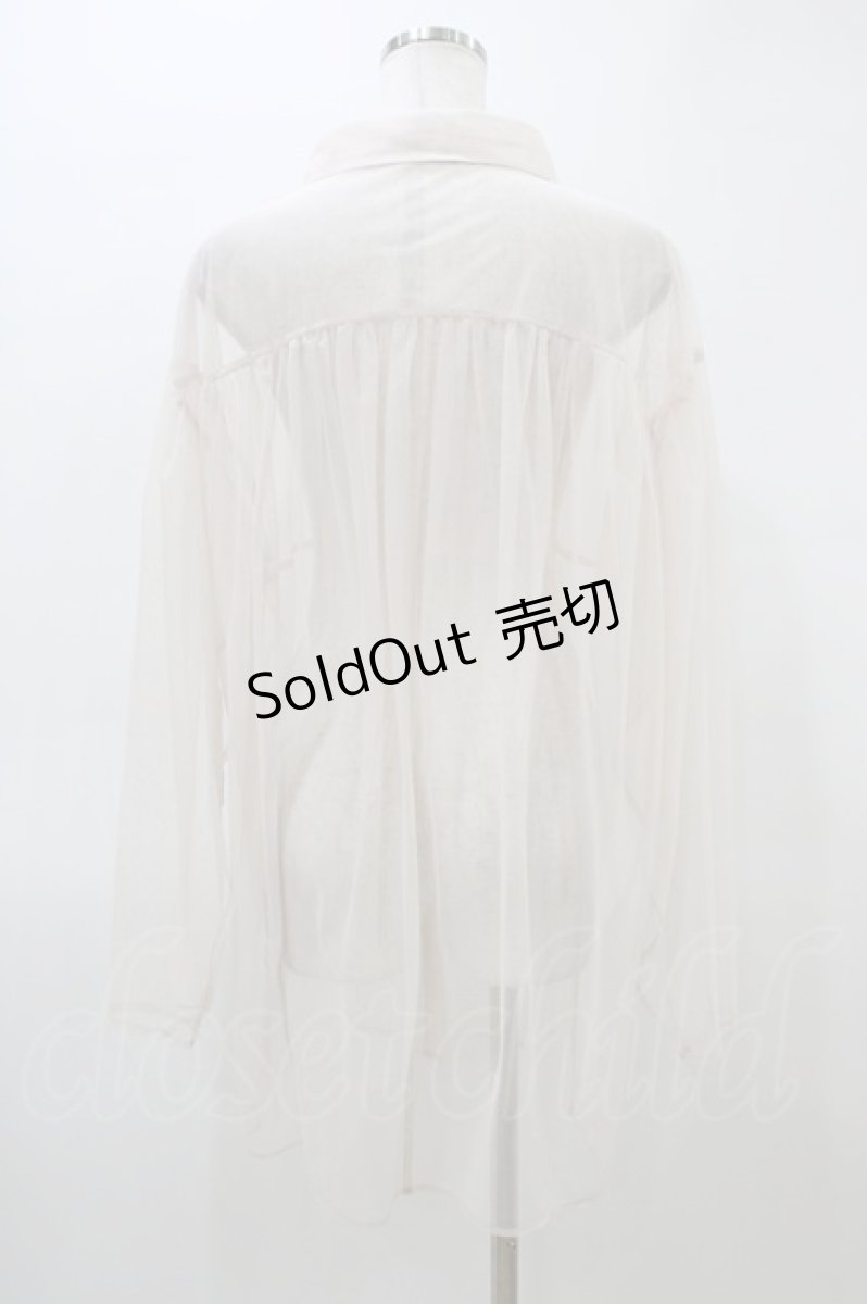 画像2: Melt the lady / チュールブラウス Free  H-26-03-11-058-PU-BL-NS-ZH (2)