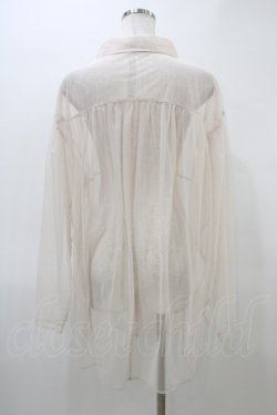 画像2: Melt the lady / チュールブラウス Free  H-26-03-11-058-PU-BL-NS-ZH