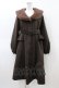 画像1: Amavel / Noble Eleganceペプラムロングコート Free ブラウン H-26-03-11-065-CA-CO-NS-ZH (1)