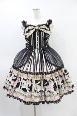 画像1: Angelic Pretty / Day Dream CarnivalジャンパースカートSet Free ブラック H-26-03-11-011-AP-OP-NS-ZH (1)