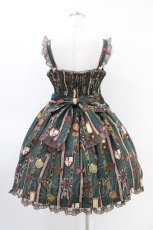 画像2: Angelic Pretty / Chocolate RosetteジャンパースカートSet Free グリーン H-26-03-11-012-AP-OP-NS-ZH (2)