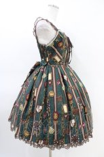 画像3: Angelic Pretty / Chocolate RosetteジャンパースカートSet Free グリーン H-26-03-11-012-AP-OP-NS-ZH (3)