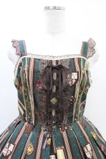 画像4: Angelic Pretty / Chocolate RosetteジャンパースカートSet Free グリーン H-26-03-11-012-AP-OP-NS-ZH (4)