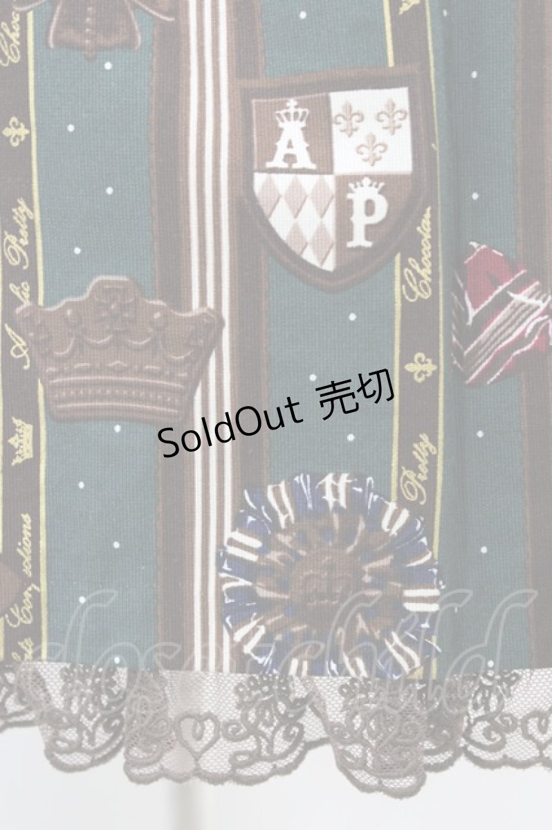 画像5: Angelic Pretty / Chocolate RosetteジャンパースカートSet Free グリーン H-26-03-11-012-AP-OP-NS-ZH (5)