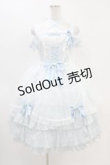 metamorphose / シナモロールコラボ　エプロン付きジャンパースカート サイズ1 サックス H-26-03-11-014-ME-OP-NS-ZH