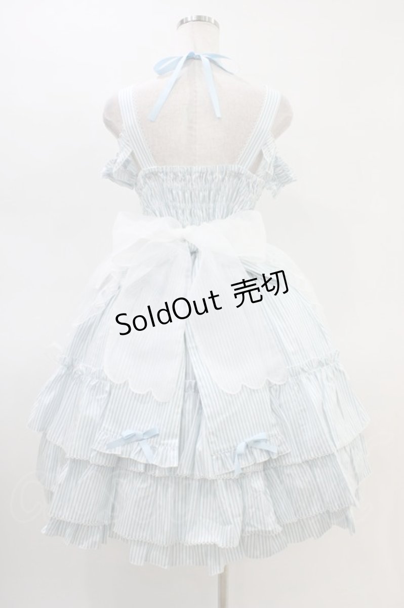 画像2: metamorphose / シナモロールコラボ　エプロン付きジャンパースカート サイズ1 サックス H-26-03-11-014-ME-OP-NS-ZH (2)