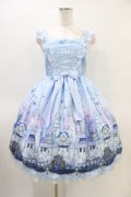 Angelic Pretty / Castle Mirageジャンパースカート Free サックス H-26-03-11-015-AP-OP-NS-ZH