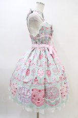 画像3: Angelic Pretty / Happy Cakesシャーリングジャンパースカート Free ミント H-26-03-11-016-AP-OP-NS-ZH (3)