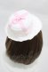 画像2: Angelic Pretty / Airy HeartプレゼントリボンミニHat  白/ピンク H-26-03-11-002-AP-AC-NS-ZH (2)