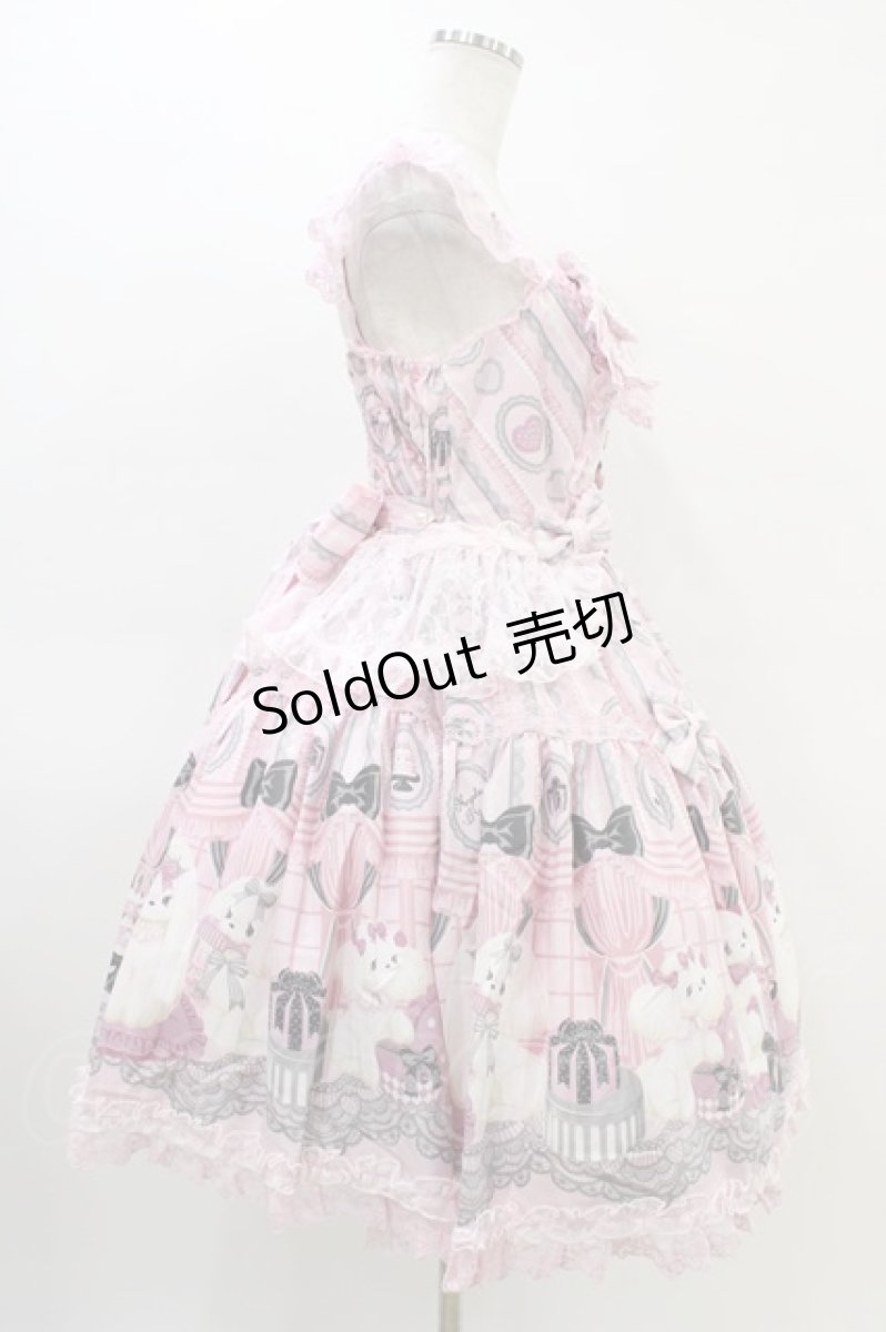 画像3: Angelic Pretty / Princess Puppyティアードジャンパースカート Free ピンク H-26-03-11-018-AP-OP-NS-ZH (3)