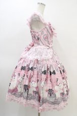 画像3: Angelic Pretty / Princess Puppyティアードジャンパースカート Free ピンク H-26-03-11-018-AP-OP-NS-ZH (3)