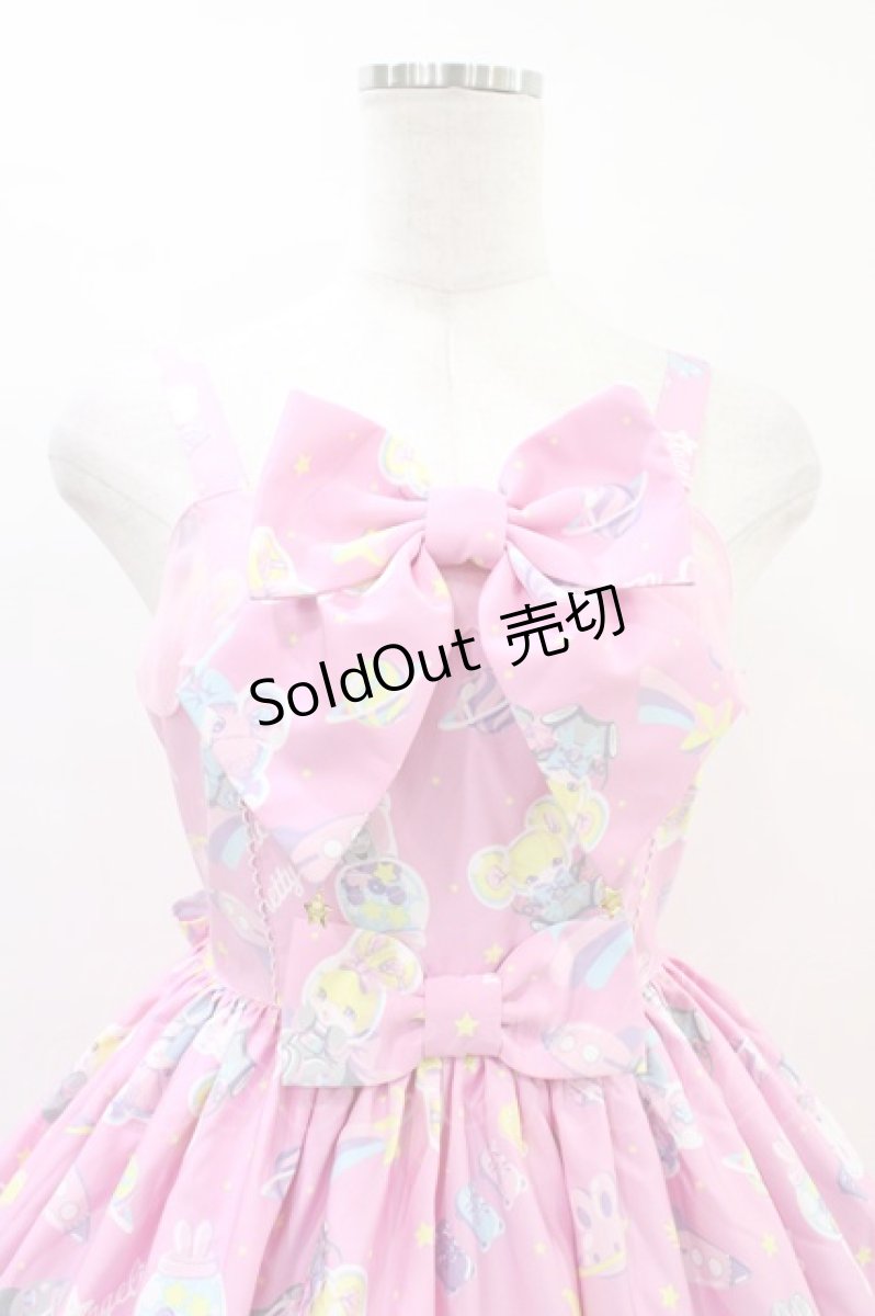 画像4: Angelic Pretty / SPACE TOYSジャンパースカート Free ピンク H-26-03-11-020-AP-OP-NS-ZH (4)